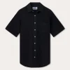 Men's Volcanic Black Manjack Linen Shirt