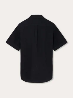 Men's Volcanic Black Manjack Linen Shirt