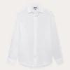Men's White Abaco Linen Shirt