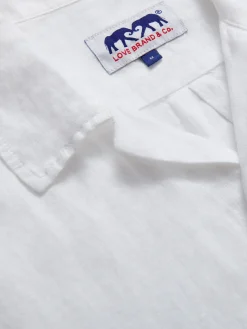 Men's White Arawak Linen Shirt