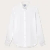 Men's White Go With The Flow Maycock Linen Shirt