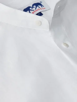 Men's White Go With The Flow Maycock Linen Shirt