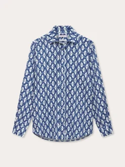 Men's White Heron Abaco Linen Shirt