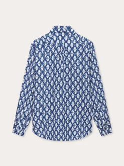 Men's White Heron Abaco Linen Shirt