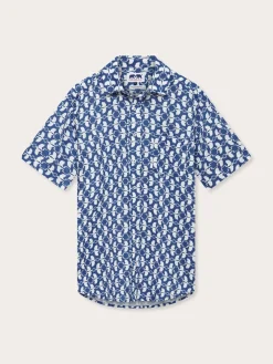 Men's White Heron Manjack Linen Shirt