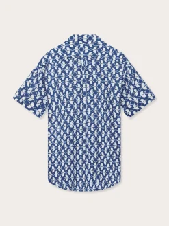 Men's White Heron Manjack Linen Shirt