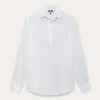 Men's White Hoffman Linen Shirt