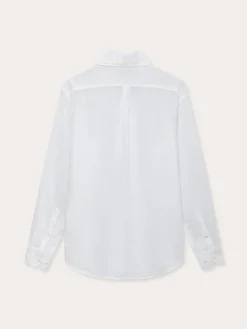 Men's White Hoffman Linen Shirt