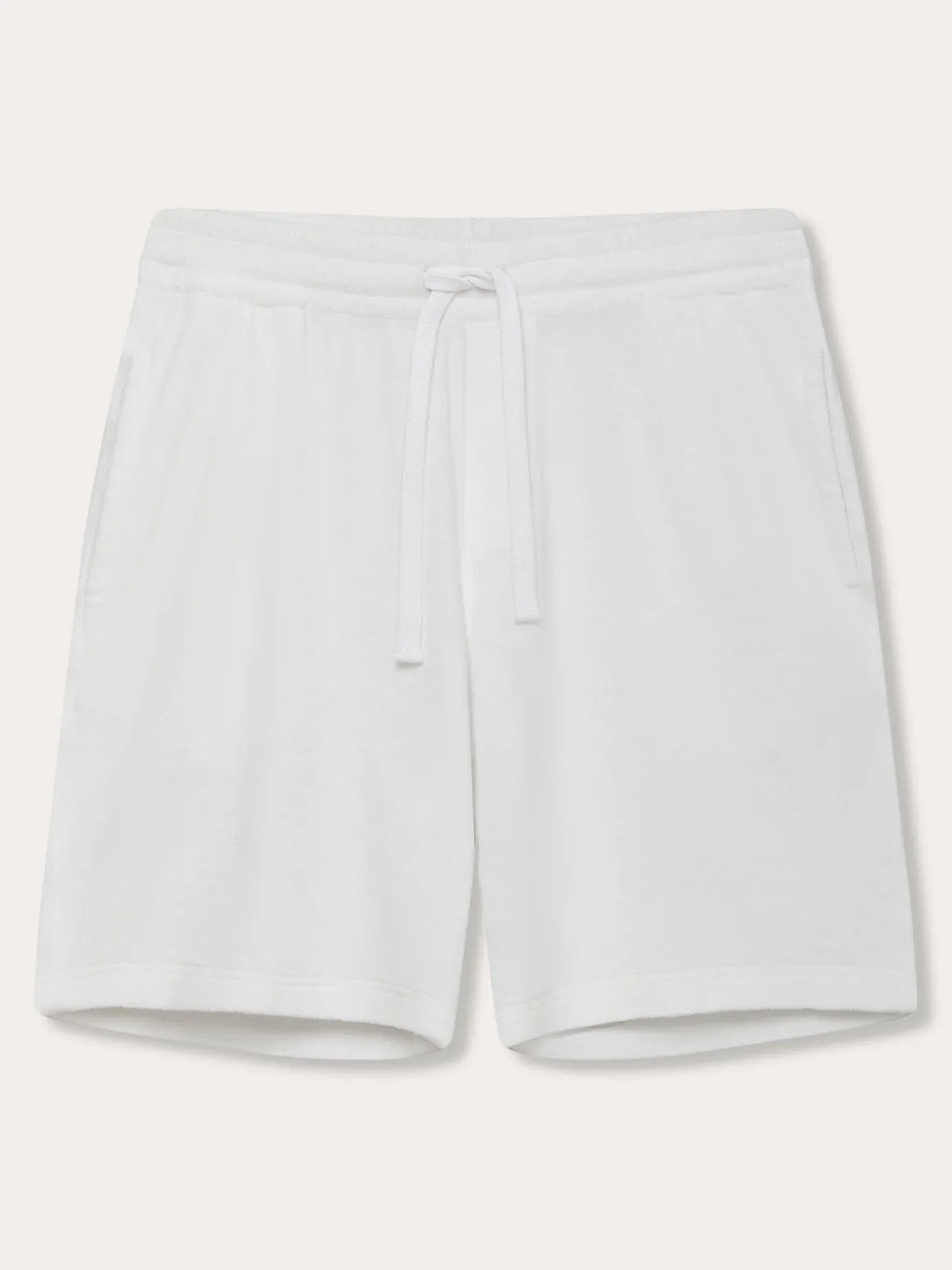 Men's White Holmes Terry Shorts