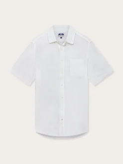 Men's White Manjack Linen Shirt