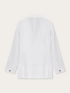 Men's White Nassau Linen Jacket
