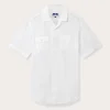 Men's White Normans Linen Shirt