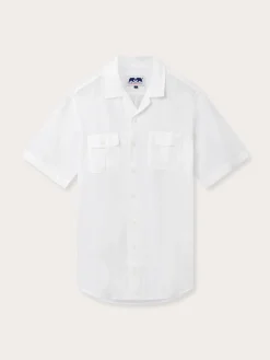 Men's White Normans Linen Shirt