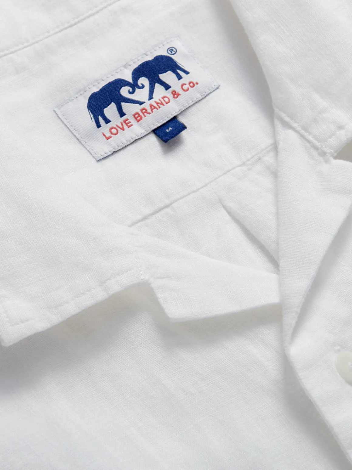 Men's White Normans Linen Shirt