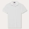 Men's White Powell Terry Polo Shirt
