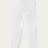 Men's White Randall Linen Trousers