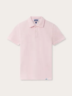 Pastel Pink Kids Cotton Polo Shirt