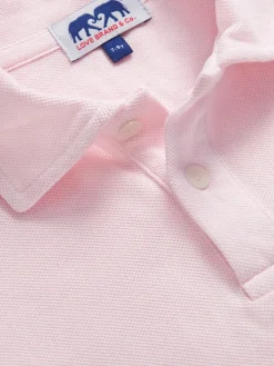 Pastel Pink Kids Cotton Polo Shirt