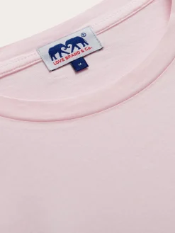 Pastel Pink Mens Cotton T-Shirt