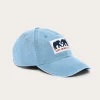 Sky Blue Rose Cap with Vegan Leather Strap