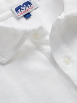 White Mens Cotton Polo Shirt