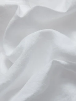 White Mens Linen Shorts