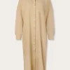 Womens Coconut Sapodilla Linen Shirt Dress