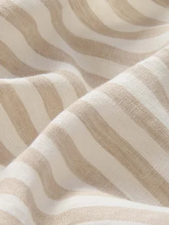 Womens Coconut Stripe Musha Linen Shorts