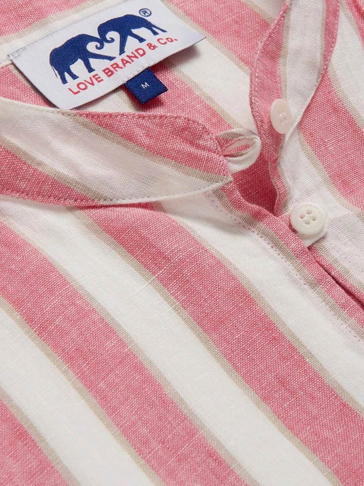 Womens Strawberries & Cream Jumento Linen Poncho