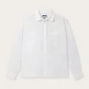 Womens White Inagua Linen Shirt