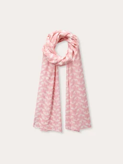 Yuma Cotton Scarf - Elephant Palace Strawberry