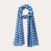 Yuma Cotton Scarf - Elephant Palace Blue
