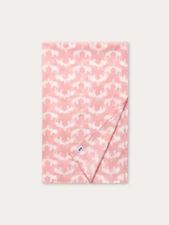 Yuma Cotton Scarf - Elephant Palace Strawberry