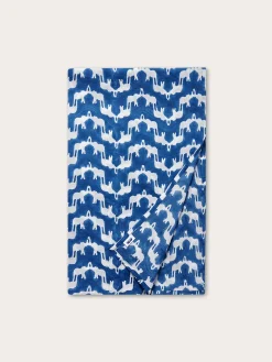 Yuma Cotton Scarf - Elephant Palace Blue